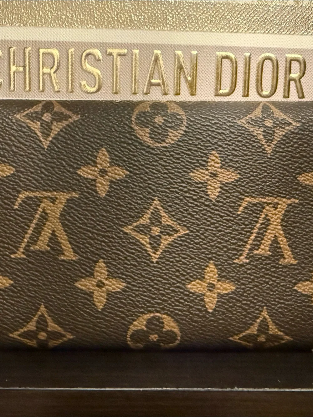 Monogram Envelope Wallet Brown/Tan